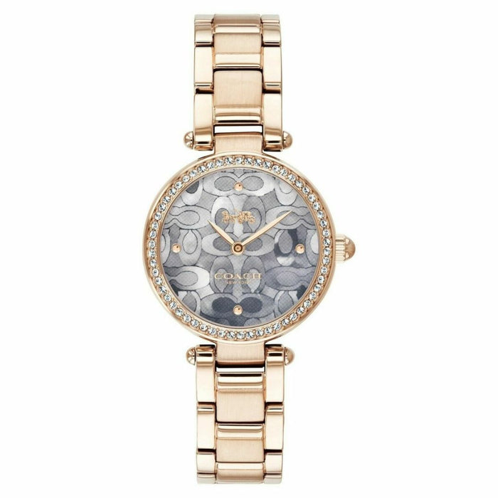 Coach Rose Gold Women’s Watch with Signature Dial & Crystal Bezel 14503226 - Authentic