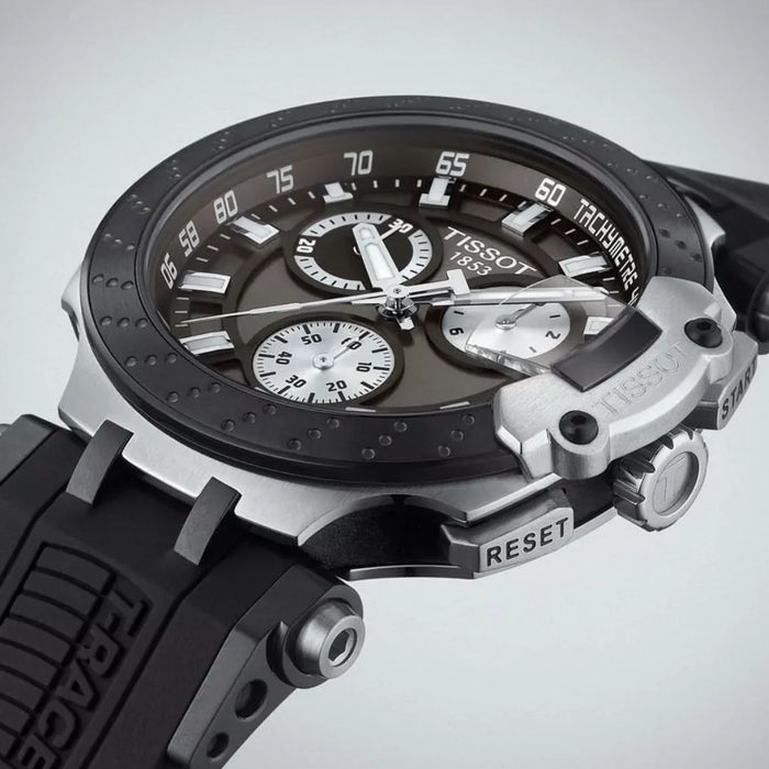 Tissot T-Race Chronograph – Black Rubber Strap t115.417.27.061.00 - Authentic