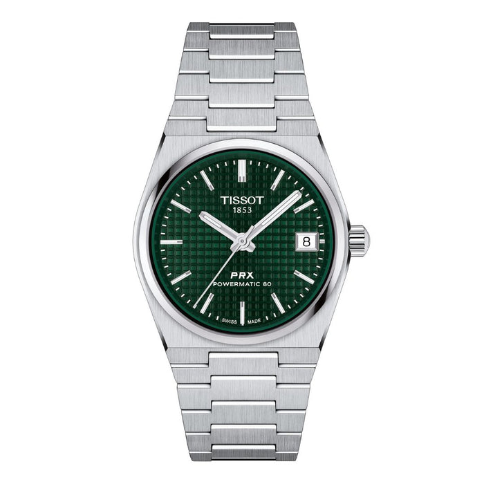 Tissot PRX Powermatic 80 – Green Dial 35mm t137.207.11.091.00 - Swiss Factory