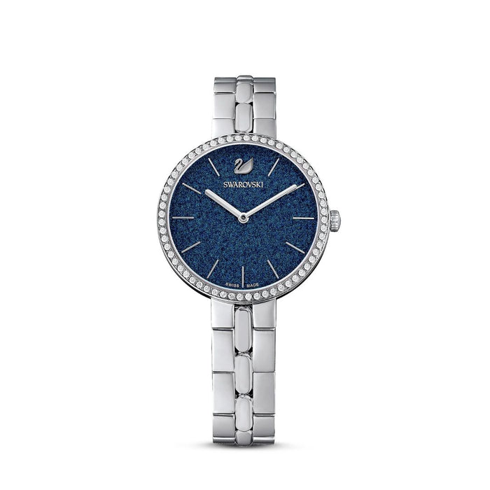 Swarovski Crystalline Delight Blue Dial Stainless Steel Watch - 5517790 - Authentic