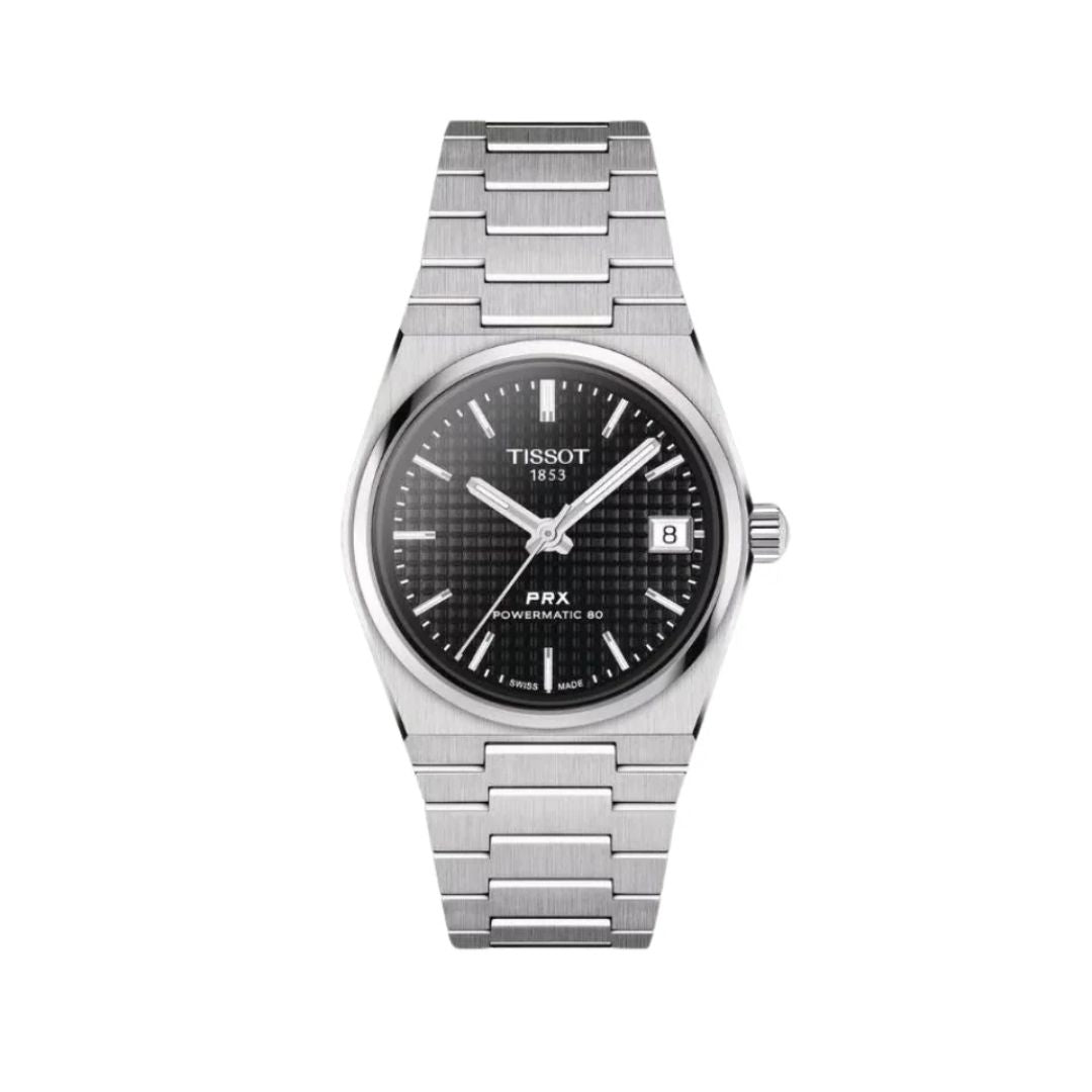 Tissot PRX Powermatic 80 Black Dial – Stainless Steel Bracelet t137.40 ...
