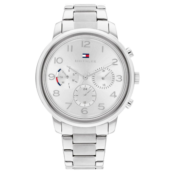 Tommy Hilfiger  Silver Chronograph Watch with Stainless-Steel 1782523 - Authentic