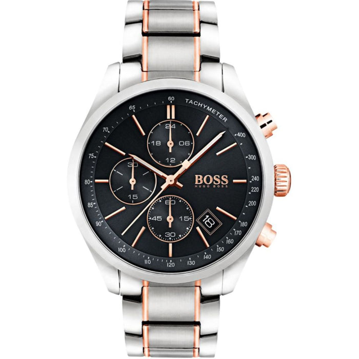 Hugo Boss Grand Prix Chronograph Gents Bracelet Watch 1513473 Authentic