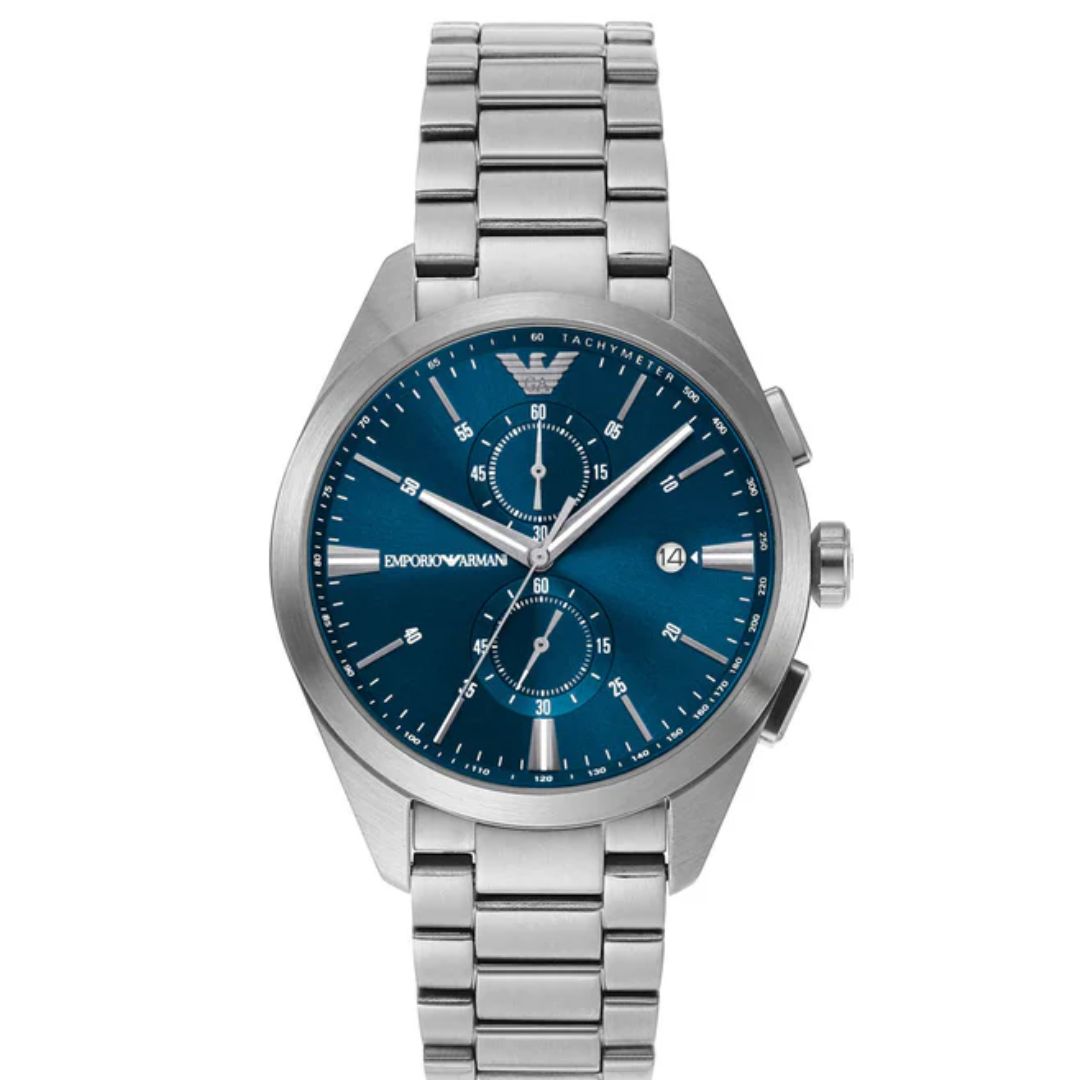 Emporio Armani Comparor Blue Dial Claudio AR11541 Authentic — Mr Lilac ...