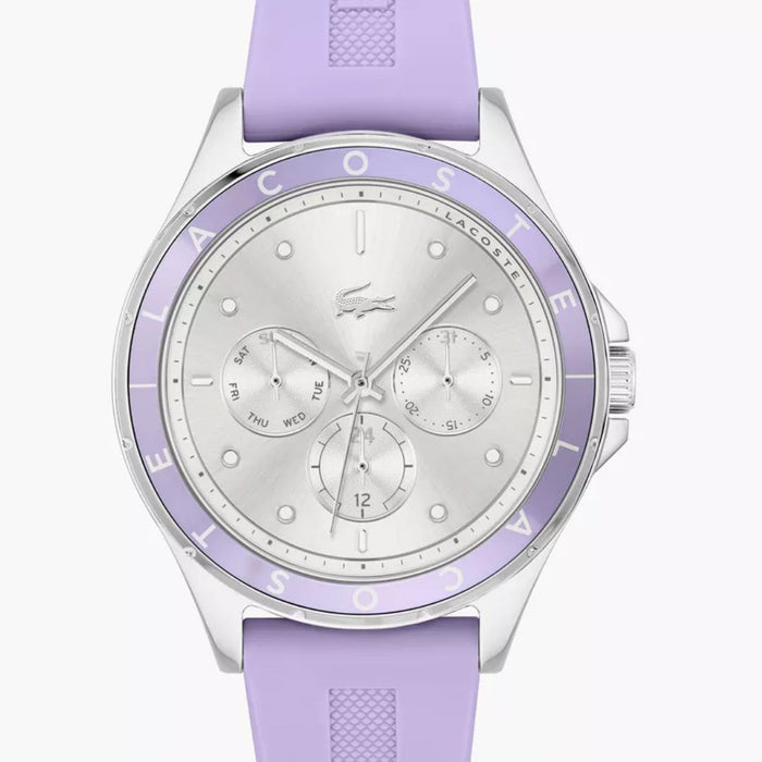 Lacoste Women’s Key West Chronograph Lilac Silicone Watch - 2001300