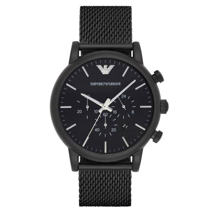Emporio armani AR1968 hereunto Black Dial Luigi Authentic