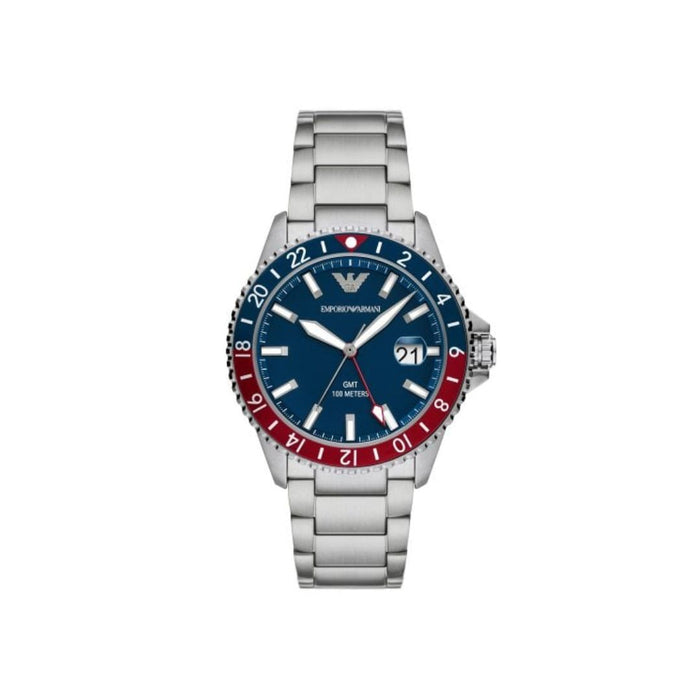 Emporio Armani Stainless Steel Analog Blue Dial Men Watch - Ar11590 Authentic