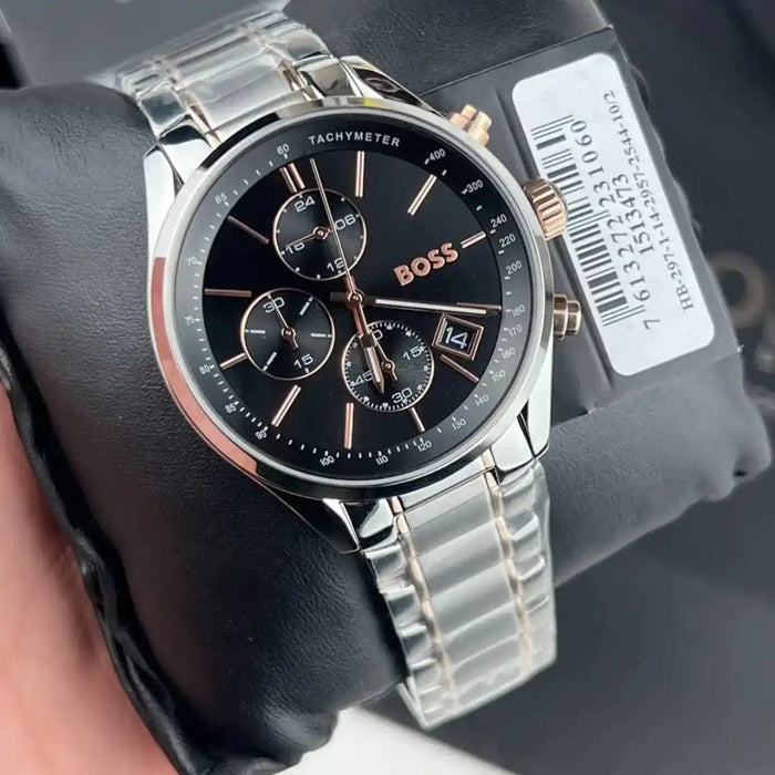 Hugo Boss Grand Prix Chronograph Gents Bracelet Watch 1513473 Authentic