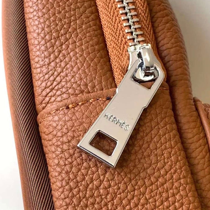 “H” Genuine Leather Chest Bag
