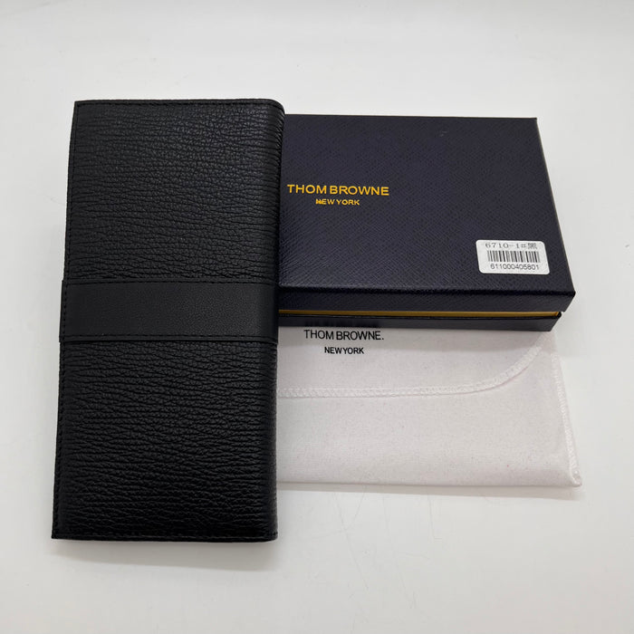 Thom Browne pebbled-leather long wallet