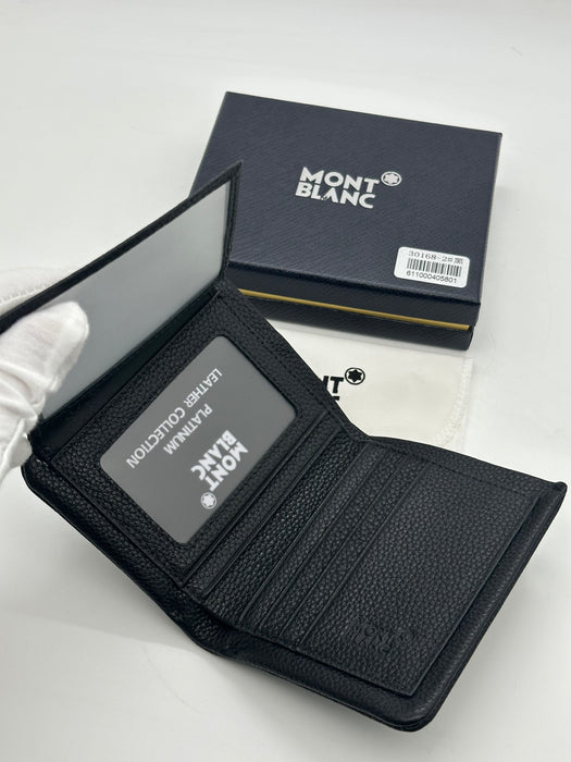 Montblanc Black Real Leather Wallet (Montblanc Collection)