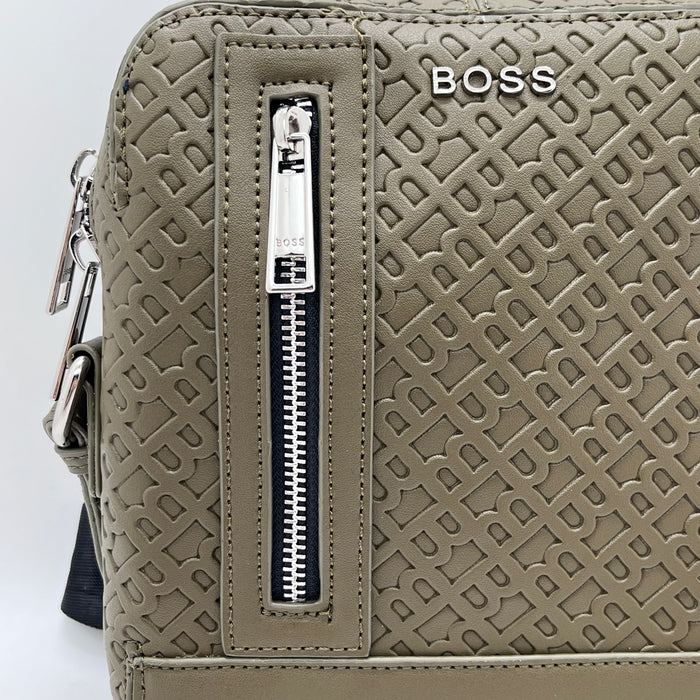 Hugo Boss Olive Green Crossbody Bag (Boss Collection)
