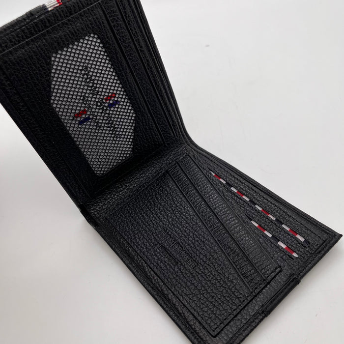 Thom Browne Pebble Grain Leather Bifold Wallet