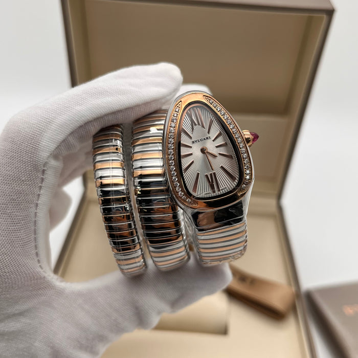 Bvlgari Serpenti Watch 35mm Two-Tone Rose Gold (S)