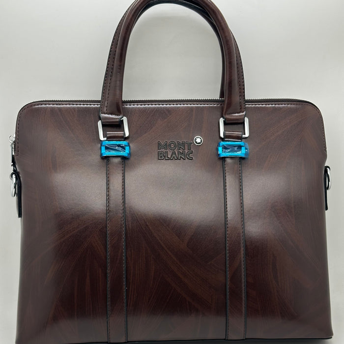 Montblanc Leather Laptop Bag