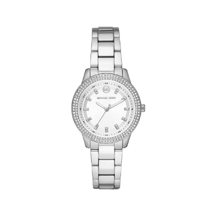 Michael Kors For Women Mini Tibby Silver-Tone Watch MK1059SET Authentic