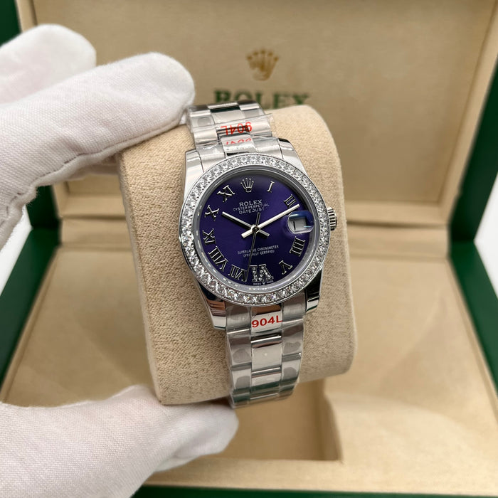 Rolex Datejust 31mm Purple Diamond Dial – Jubilee Bracelet (5A+)