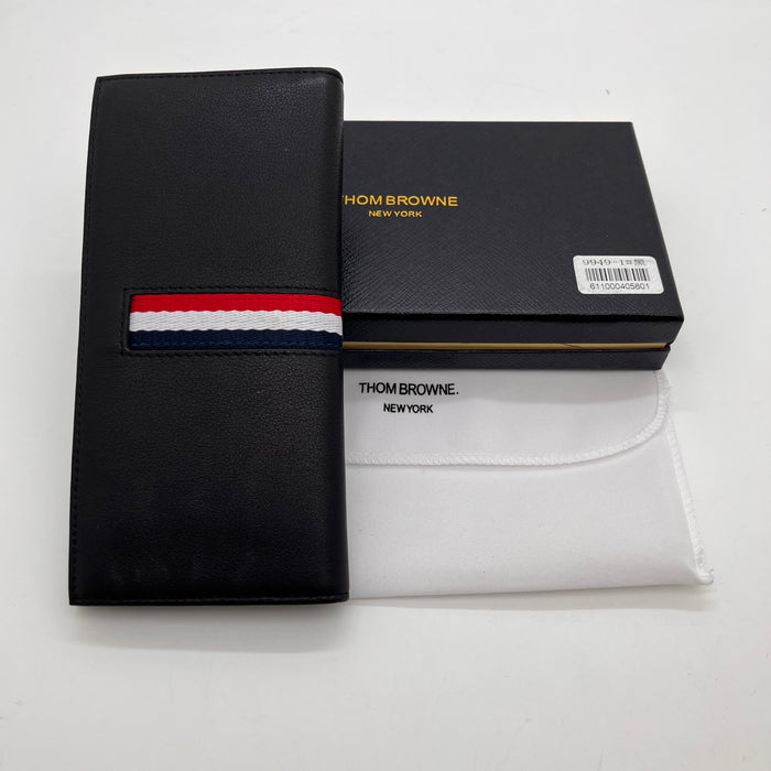 Thom Browne pebbled-leather long wallet