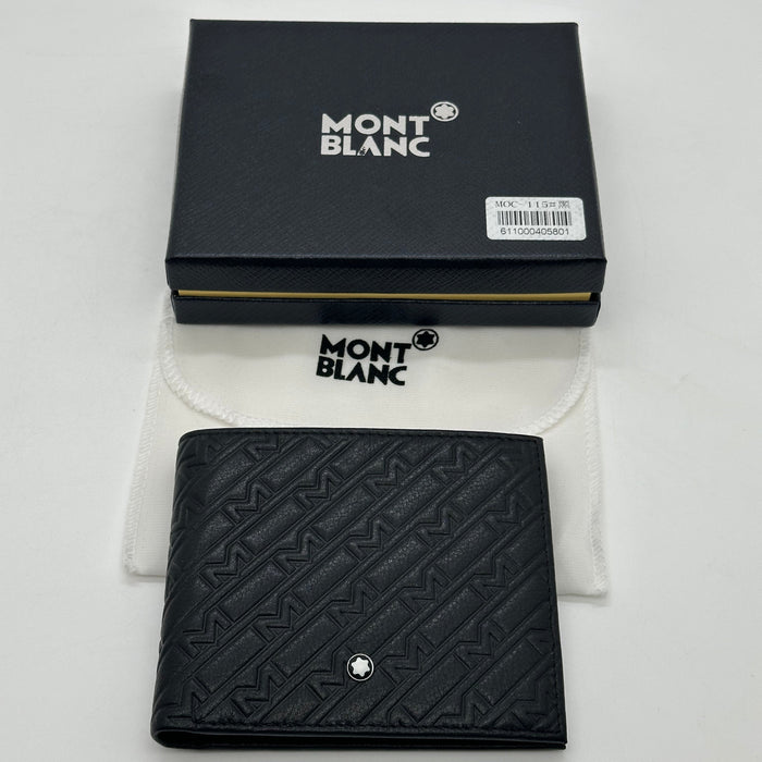 Montblanc Black Bifold Real Leather Wallet (Montblanc Collection)