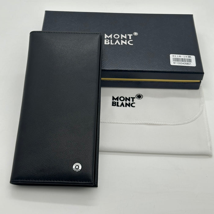 Montblanc Vertical Billfold Wallet Real Leather (Montblanc Collection)