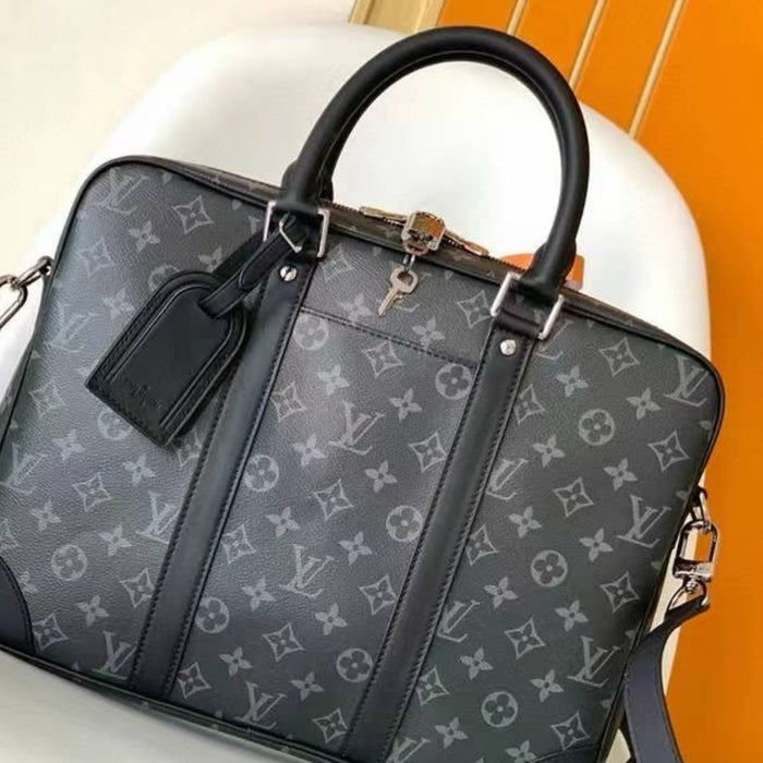 Louis Vuitton Genuine Leather Business Bag