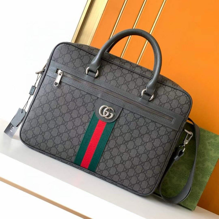 Gucci Genuine Leather Business  Bag