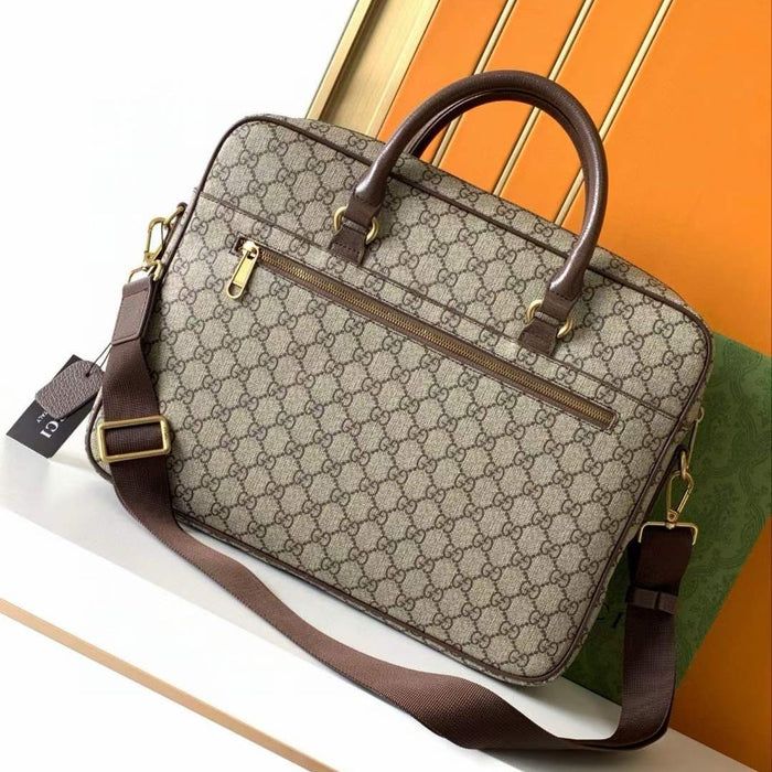 Gucci Genuine Leather Business  Bag