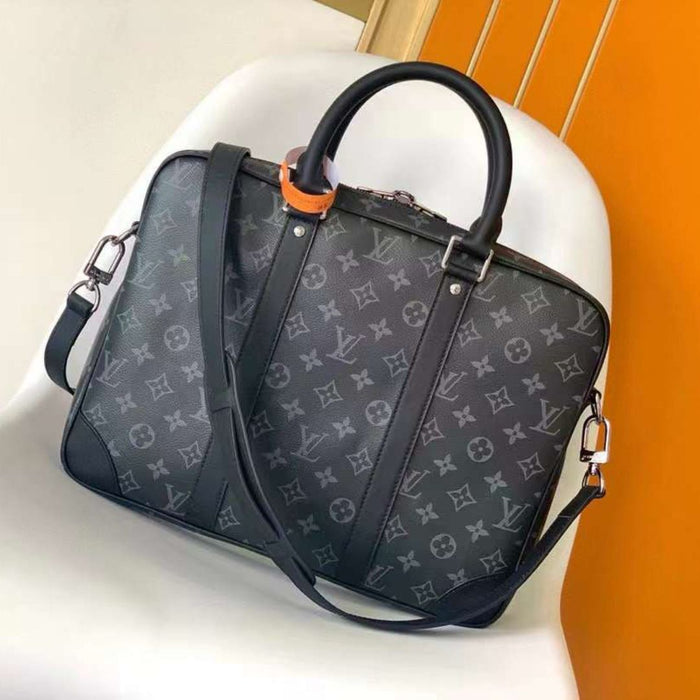 Louis Vuitton Genuine Leather Business Bag