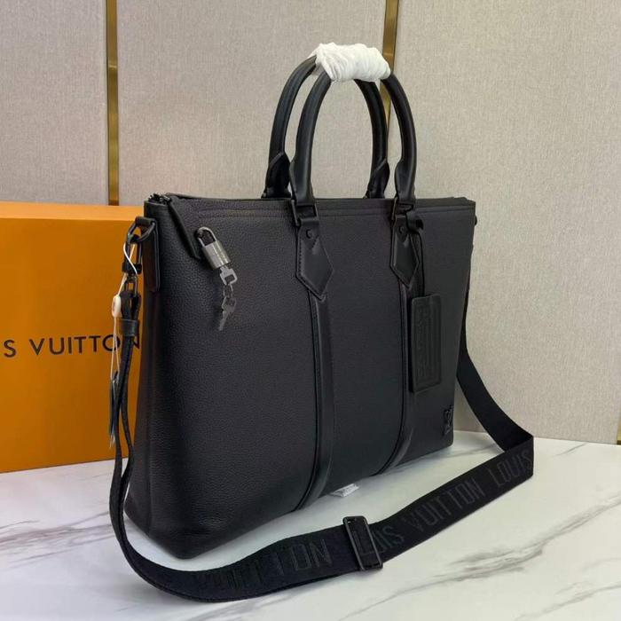 Louis Vuitton Genuine Leather Business Bag