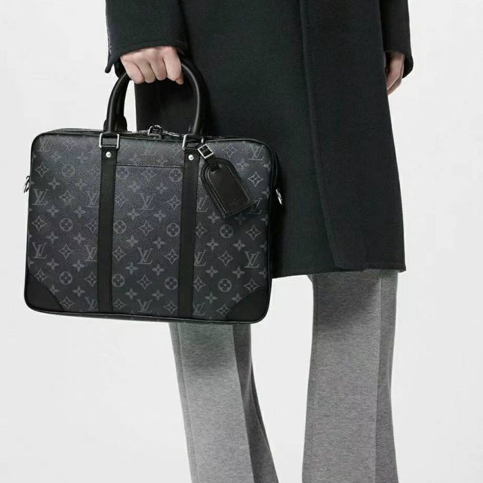 Louis Vuitton Genuine Leather Business Bag