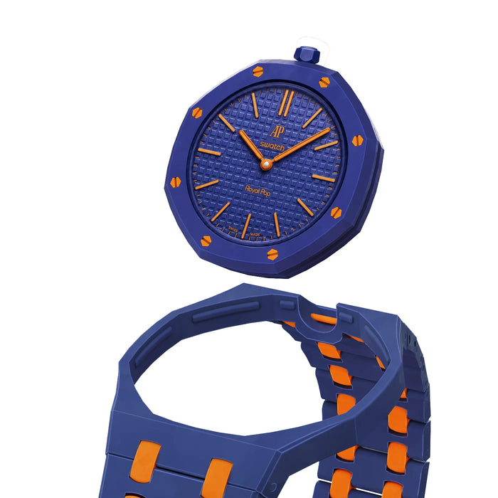 AP X SWATCH ROYAL POP Bioceramic Strap -Orenji Hachi