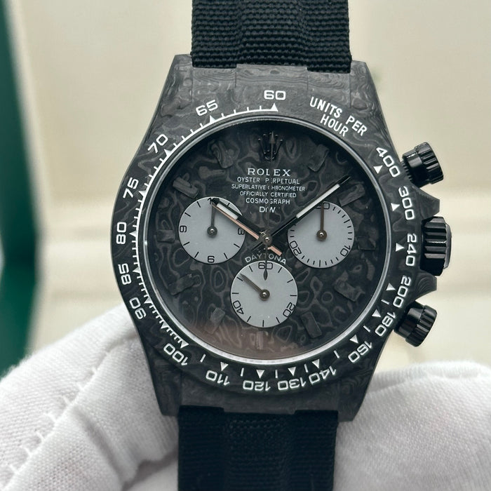 Rolex DIW Daytona All Carbon Graphite Swiss Super Clone