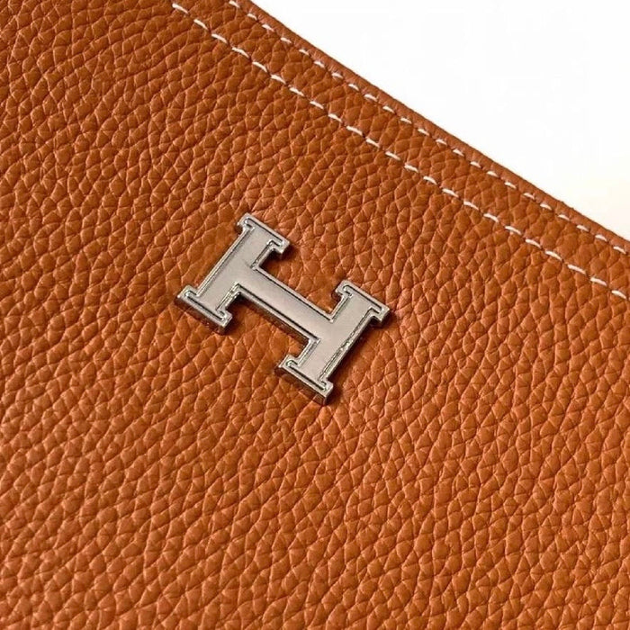 “H” Genuine Leather Handbag