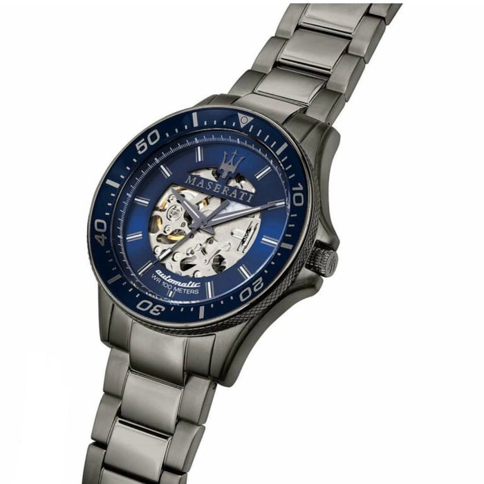 Maserati Grey Sfida blue Watch R8823140001- Authentic