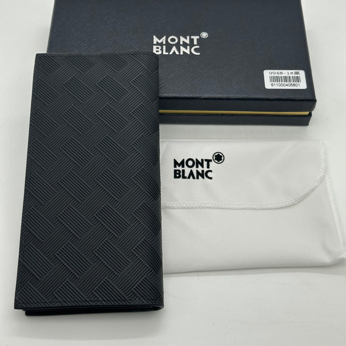 Montblanc Vertical Billfold Wallet Real Leather (Montblanc Collection)