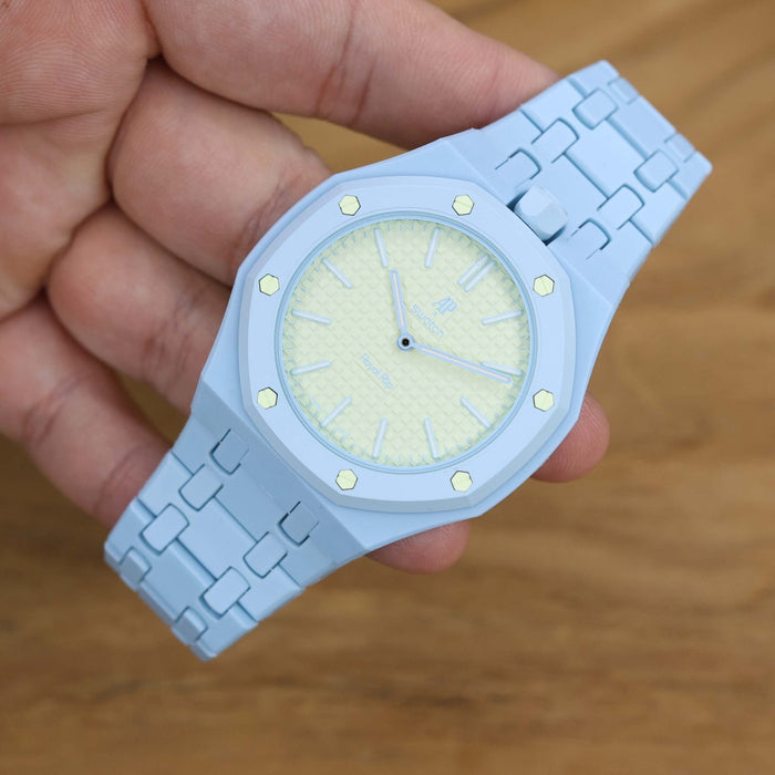 AP X SWATCH ROYAL POP
Bioceramic Strap - Lime Green