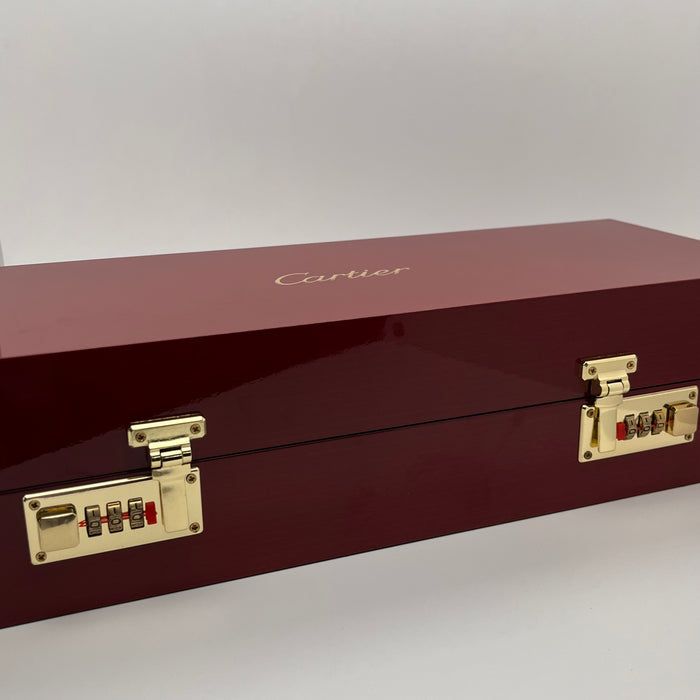 Cartier Lacquered Wood Watch Display Case