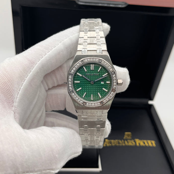 Audemars Piguet Royal Oak 33mm Stainless Steel / Green dial