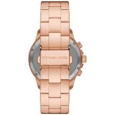 Michael Kors Bryn Pavé Rose Gold-Tone Watch Mk7200 Authentic