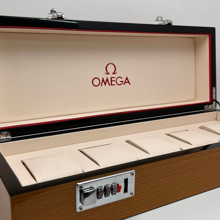 Omega Wooden Watch Storage Box Case