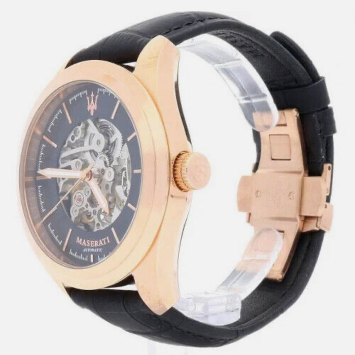 Maserati Traguardo Skeleton Dial R8821112001-Authentic