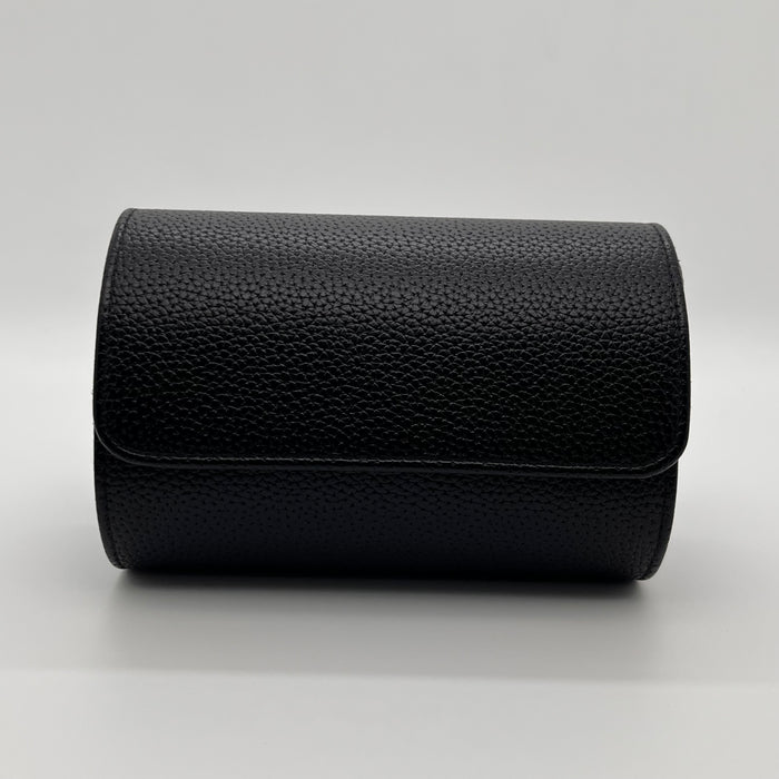 Portable Faux Leather 2-Slot Watch Storage Box