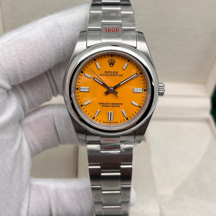 Rolex Oyster Perpetual Yellow Dial (5A+)