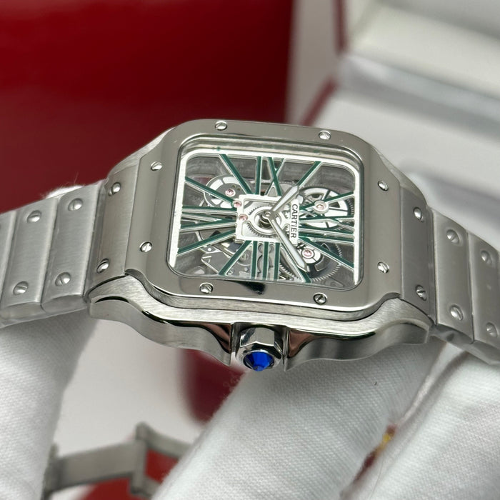 Santos de Cartier Skeleton Watch Automatic
