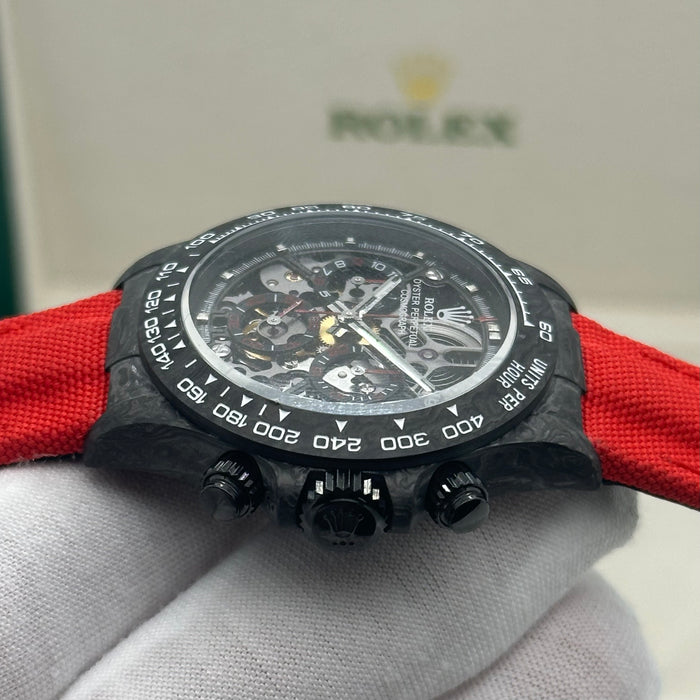 Rolex Cosmograph Daytona Carbon Skeleton 40mm Swiss Super Clone