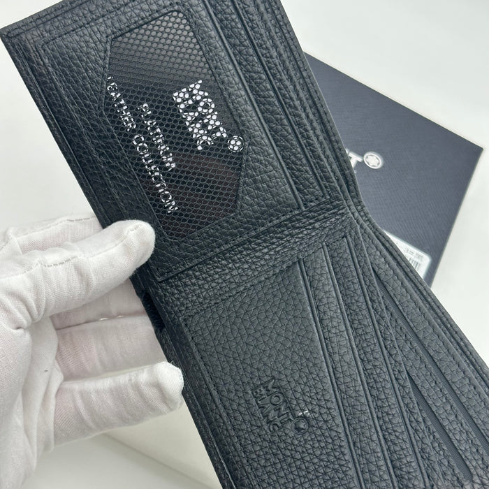 Montblanc Black Bifold Real Leather Wallet (Montblanc Collection)