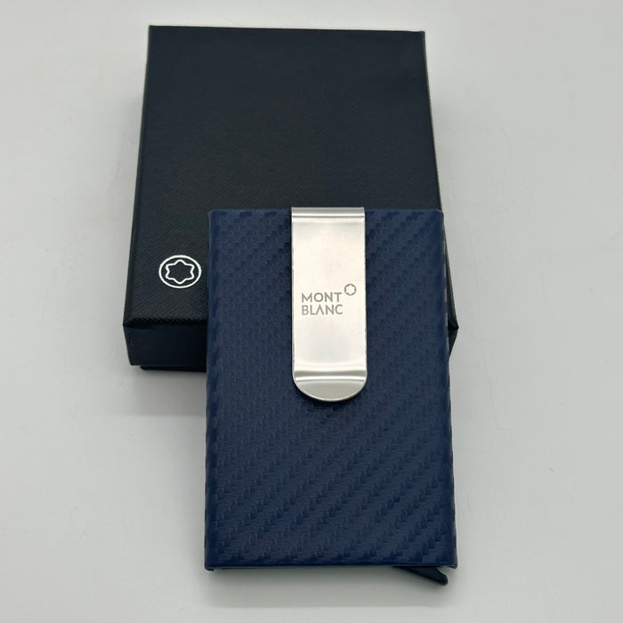 Montblanc Carbon Fiber Credit Card Holder With a Metal Money Clip (Montblanc Collection)