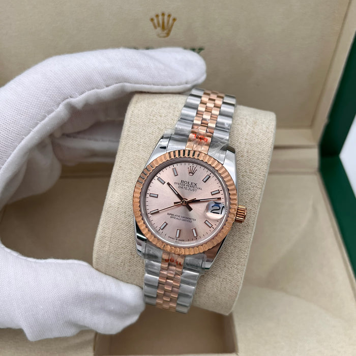 Rolex Datejust 31mm two-Tone Rose Gold Dial (5A+)