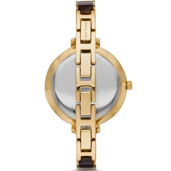 Michael Kors MK4341 Gold Dial Stainless Steel Strap Ladies Watch Authentic