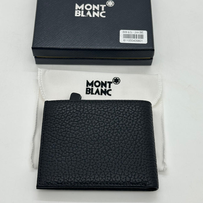Montblanc Black Bifold Real Leather Wallet (Montblanc Collection)